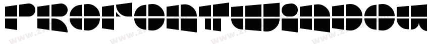 ProFontWindows Bold字体转换